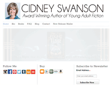 Tablet Screenshot of cidneyswanson.com